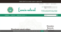 Desktop Screenshot of esencianatural.com